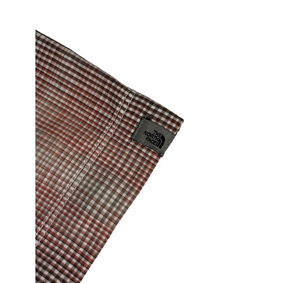 The North Face Men's Button-Up Plaid Shirt Size XL Red Gray White - Picture 5 of 8